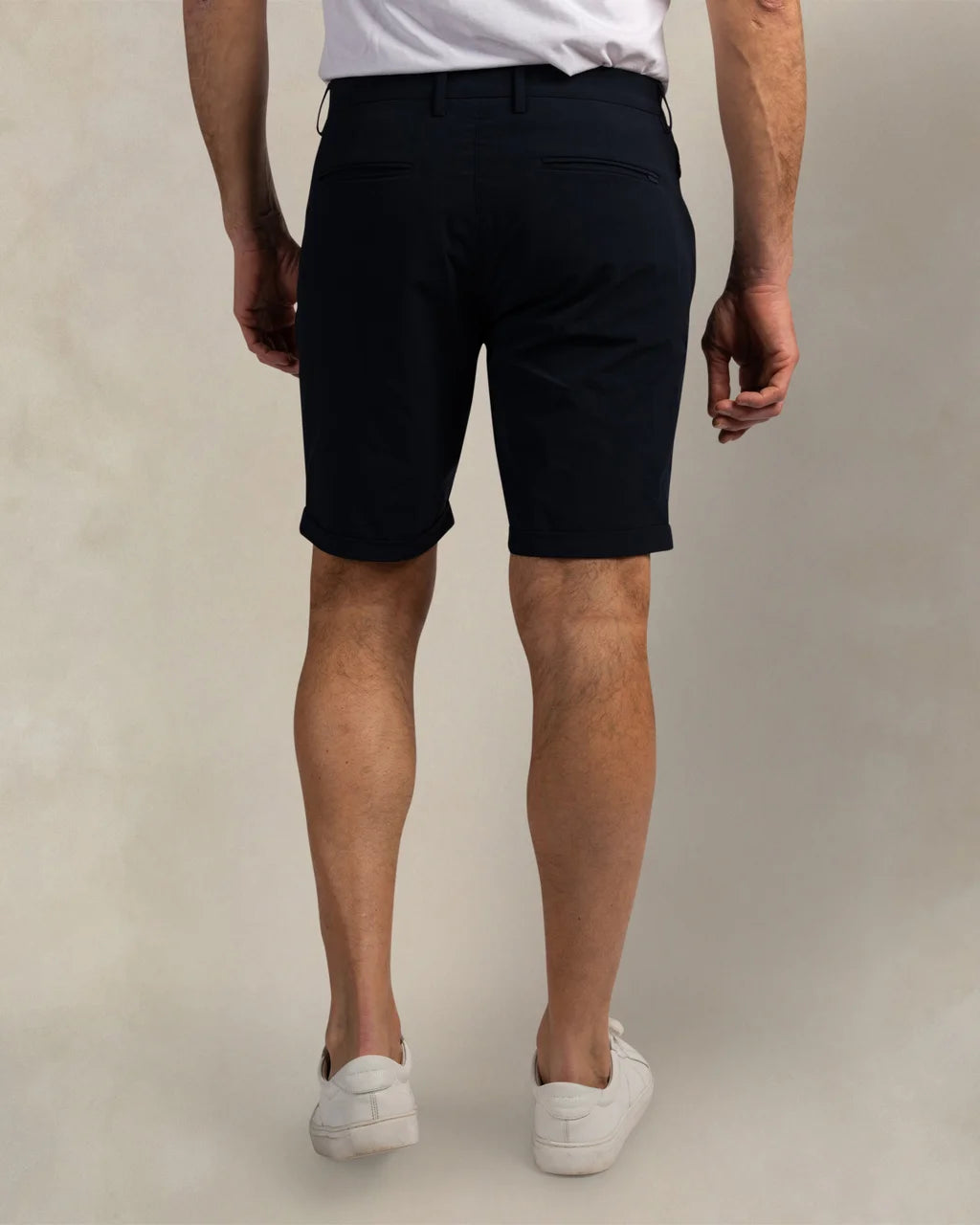 Sporty Stretch Shorts - Dark Blue