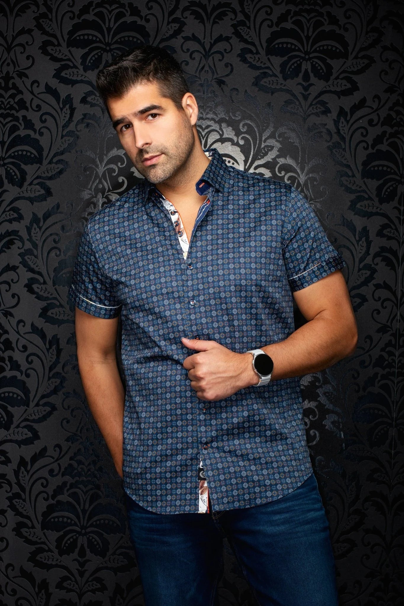 Short Sleeves | STONERIDGE, Navy