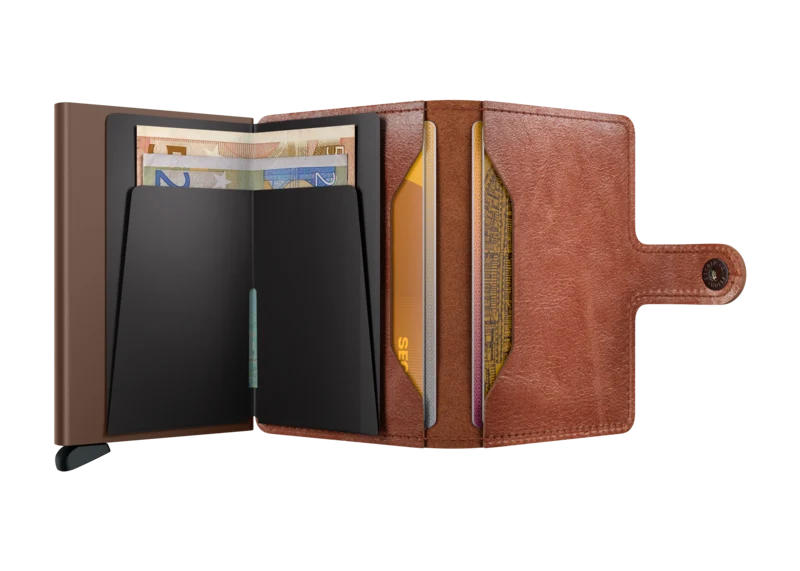 Miniwallet Vintage - Cognac-Brown
