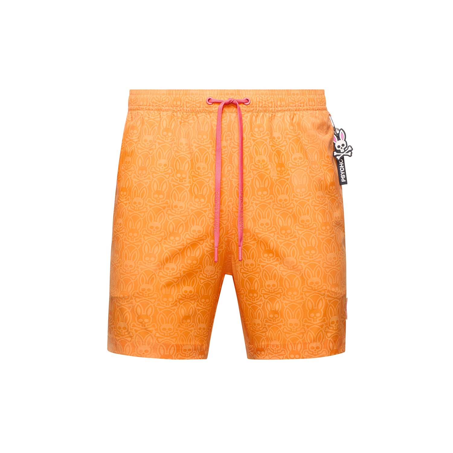 Samos Hydrochromic Printed Swim Trunk - Papaya