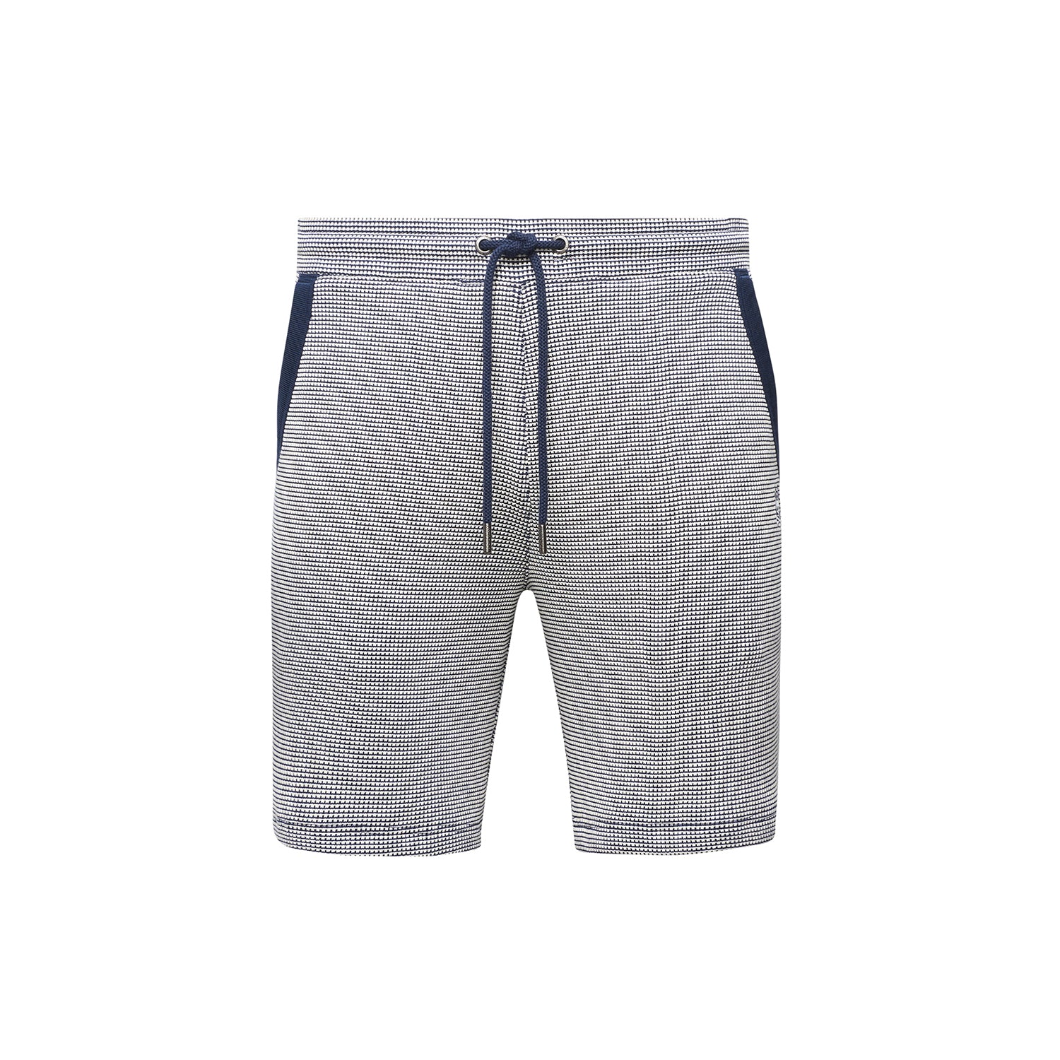 Maxton Two Tone Waffle Sweatshort - Evening Blue