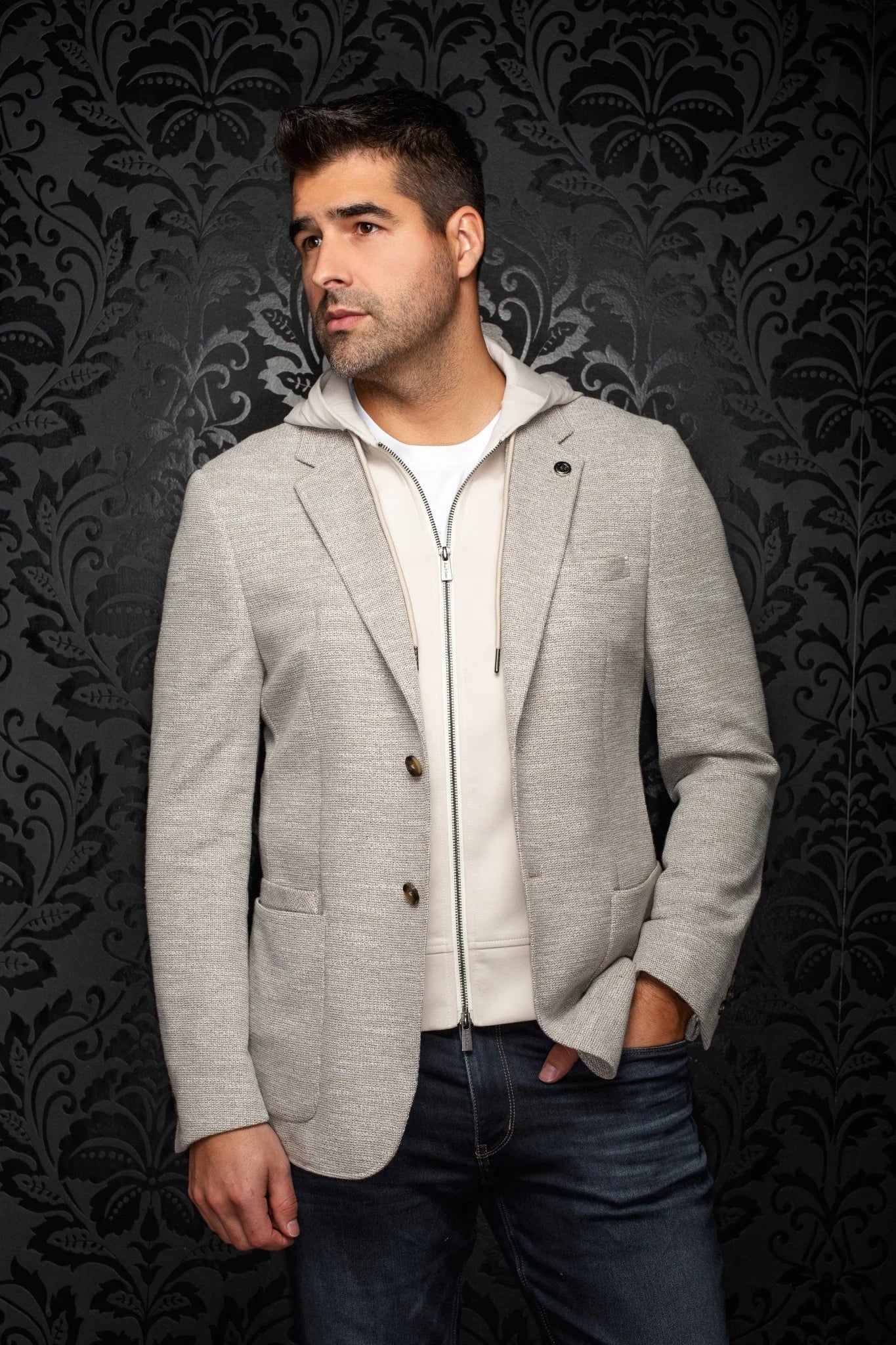 NOAH-HOOD Blazer, Beige