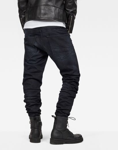 D-Staq 5-Pocket Tapered Denim Dark Aged Jeans