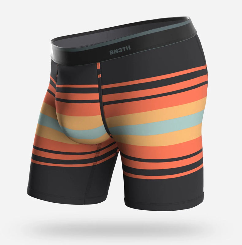 Classic Cut 6.5”Sunday Stripe Black Print Underwear