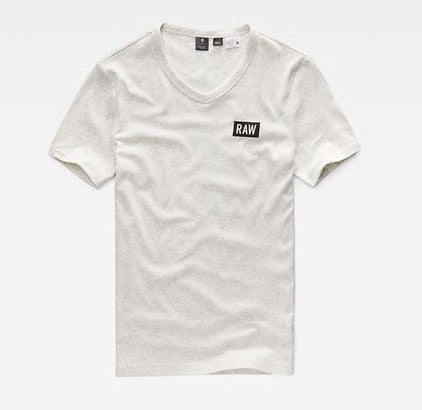 DRILLON V-Neck Men's T-Shirt White Heather